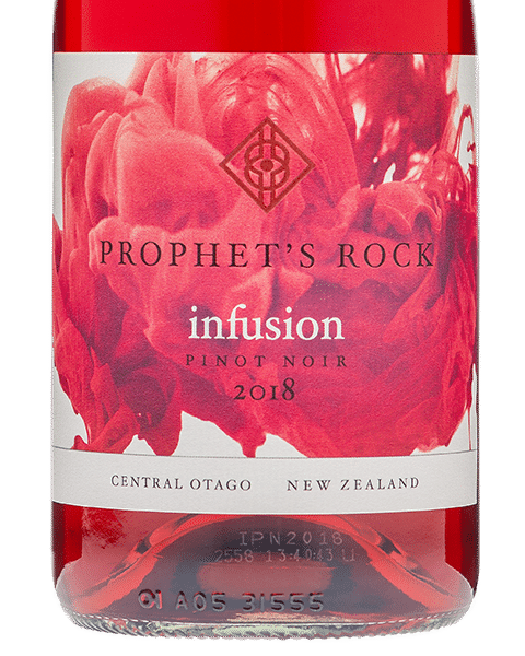 Prophets Rock Infusion Pinot Noir Label Close Up