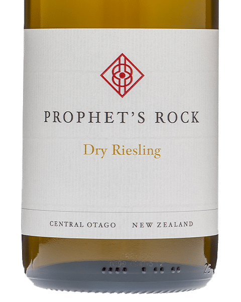 Prophets Rock Dry Riesling Label Close up