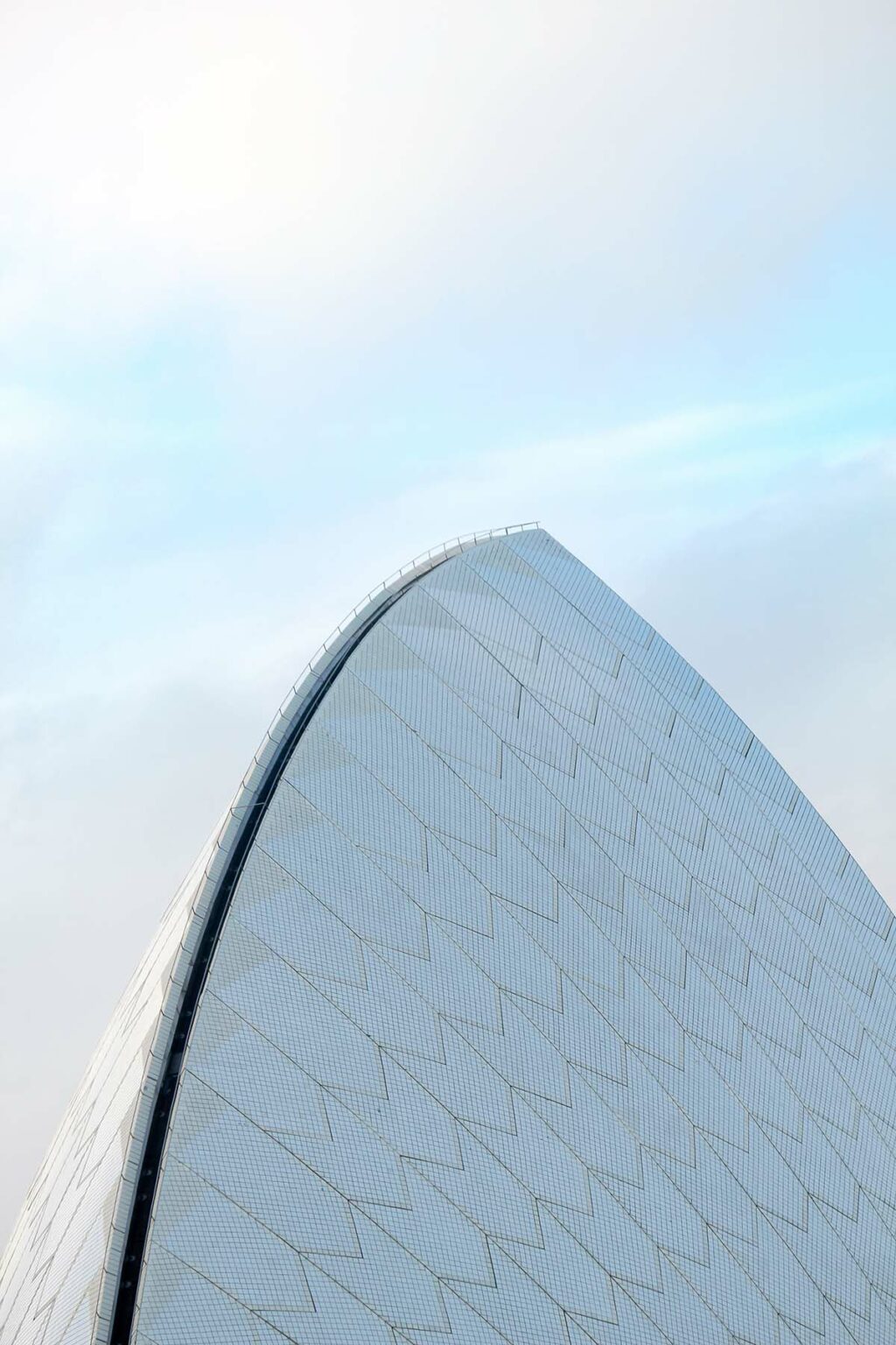 the famous arched roofline if the Sydney Opera House