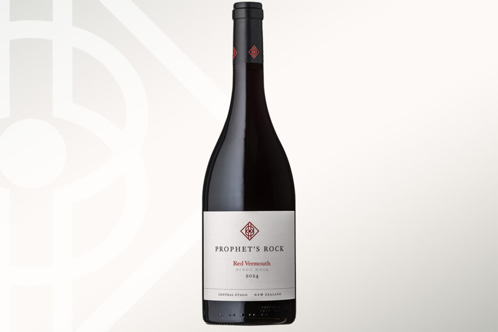 A bottle of Prophet's Rock Red Vermouth, Pinot Noir 2024